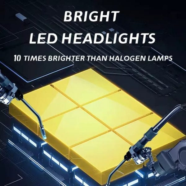 Set 2 becuri H11 LED 45W, 6000K, 8000 Lumeni, 24V, Camion