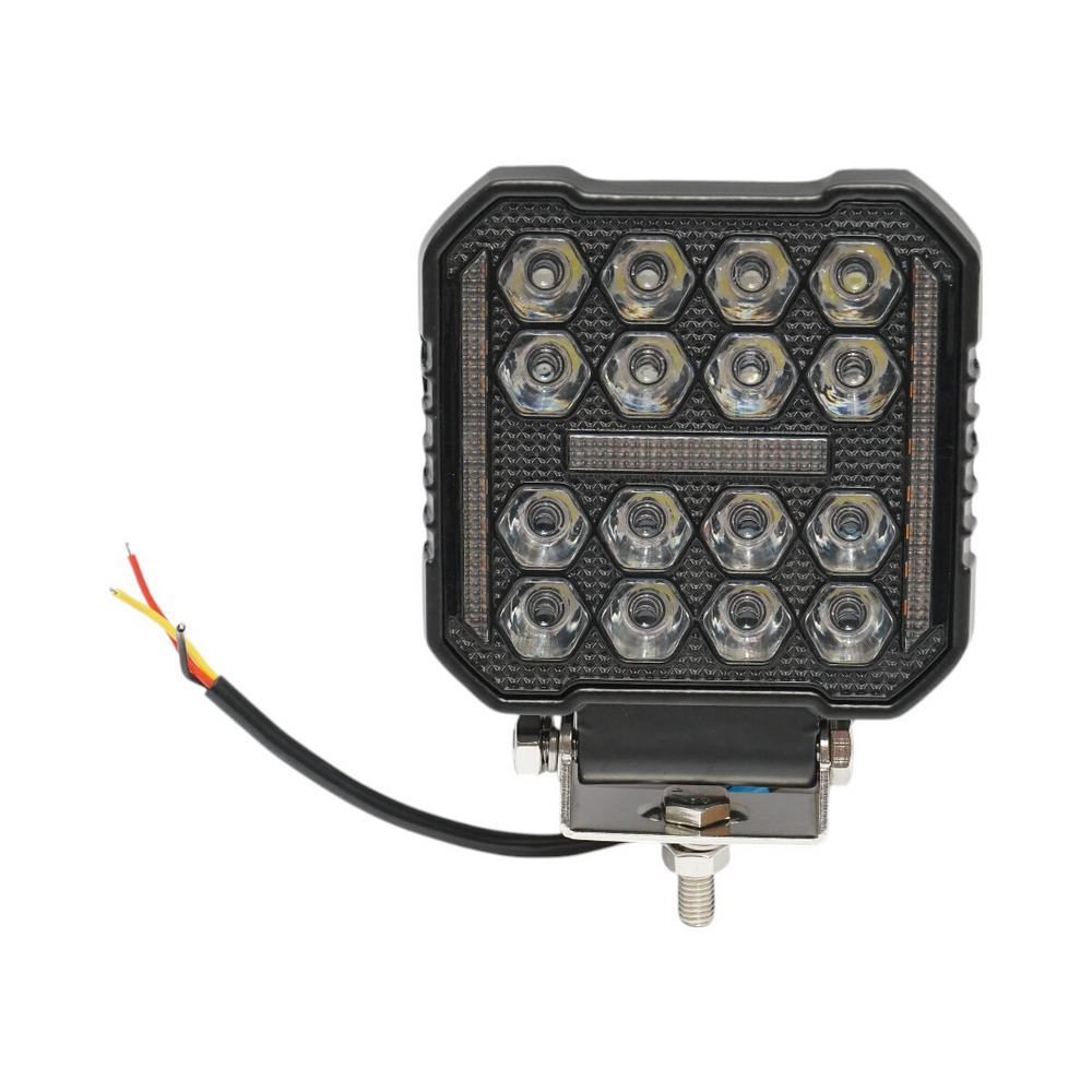 Set 2 proiectoare auto LED 48W DRL, 9-80V, IP 67