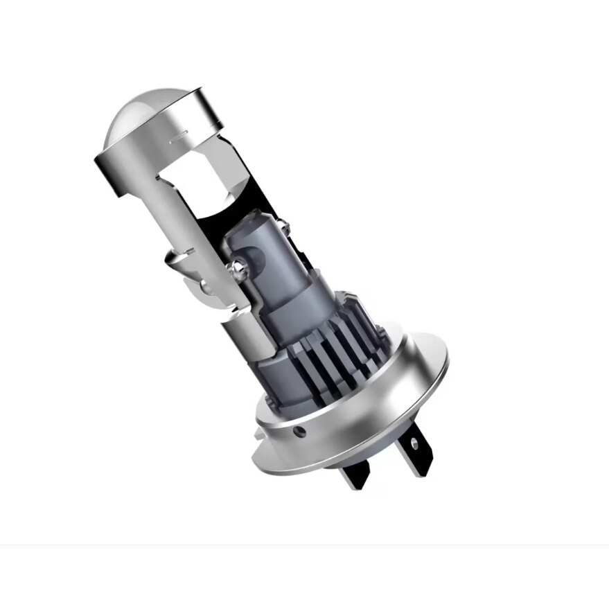 Set 2 becuri auto H7, LED cu lupa PRO, 140W, 6500K