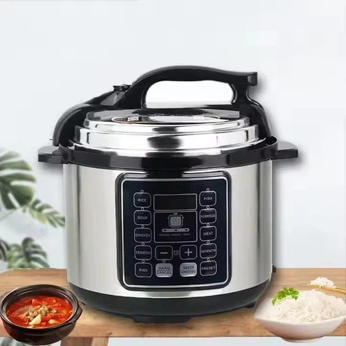 Multicooker 6L, 14 programe, Oala electrica cu gatire sub presiune