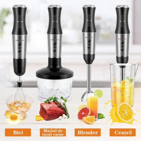 Blender de mana 4 in 1, 500 W / 1500 W