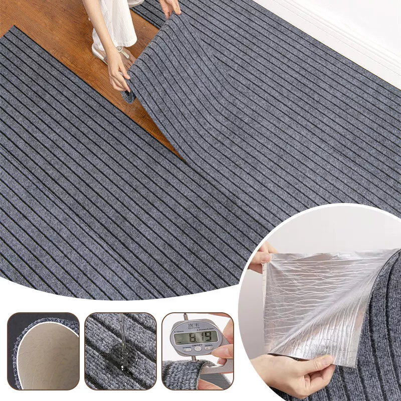 Covor adeziv tip rola 45x300 cm, gri