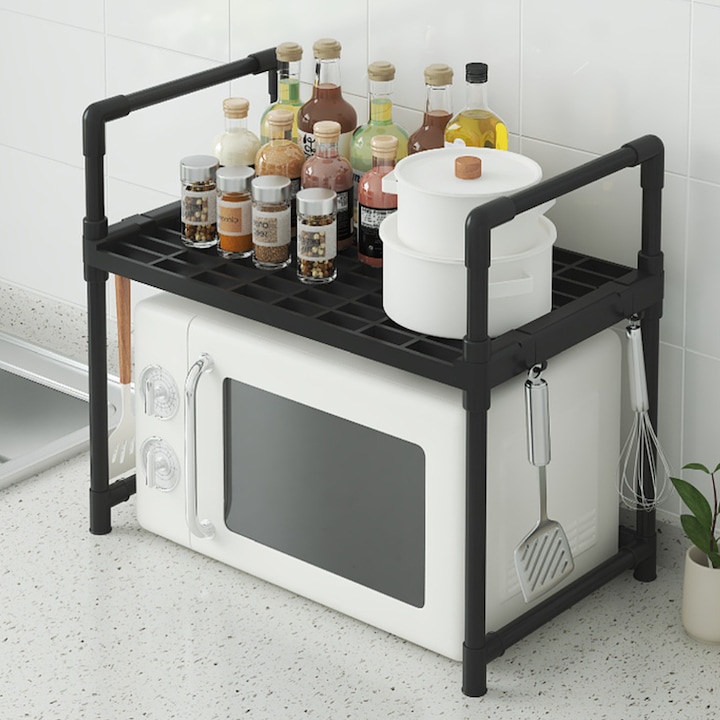 Raft cuptor cu microunde, Negru