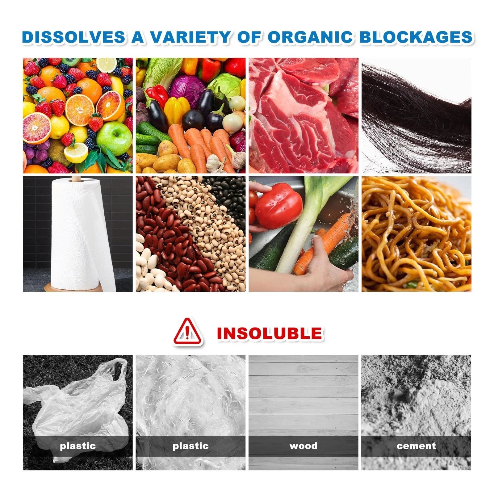 Set 2 x Solutie pentru desfundat tevi, actiune rapida, 250 ml