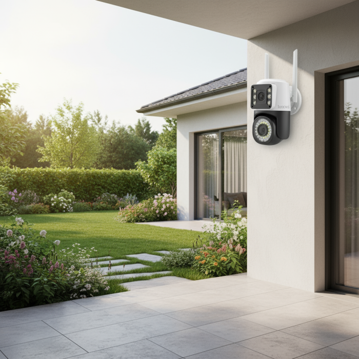 Camera Video 6MP, 42 LED, Vedere 360°, Wi-Fi, Card 32 GB