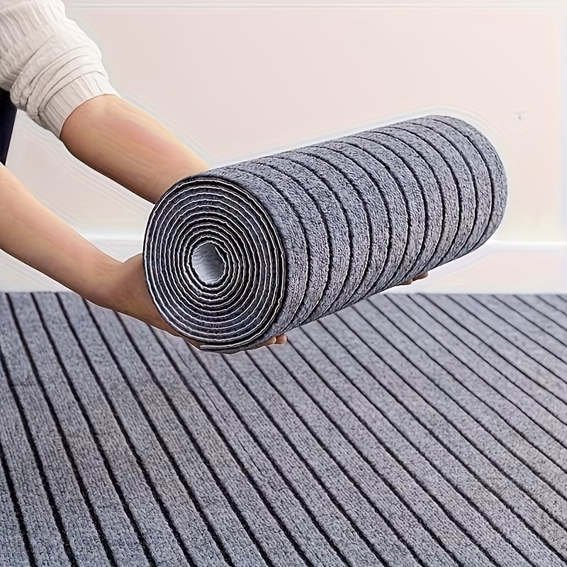 Covor adeziv tip rola 45x300 cm, gri