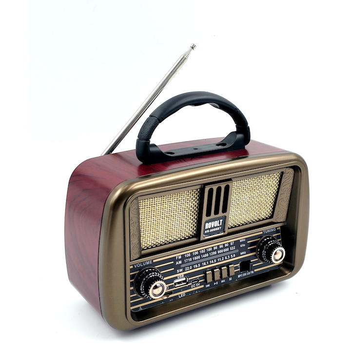 Radio ROVOLT NS-8068BT Vintage, FM/AM/SW, Bluetooth