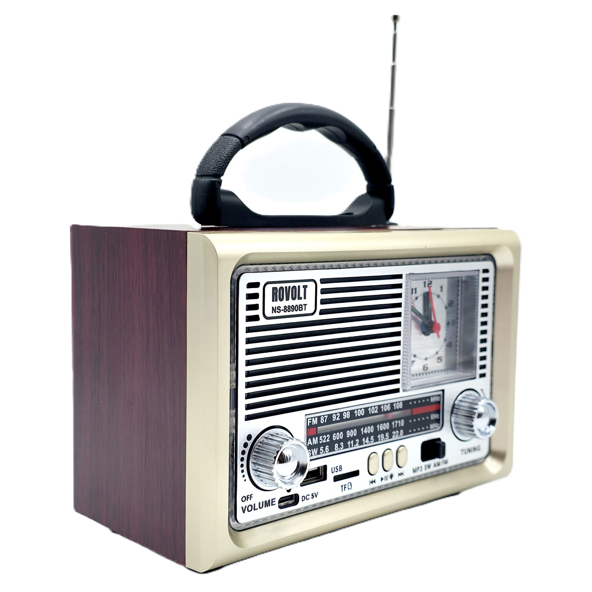 Radio ROVOLT NS - 8890BT, FM/AM/SW, Bluetooth