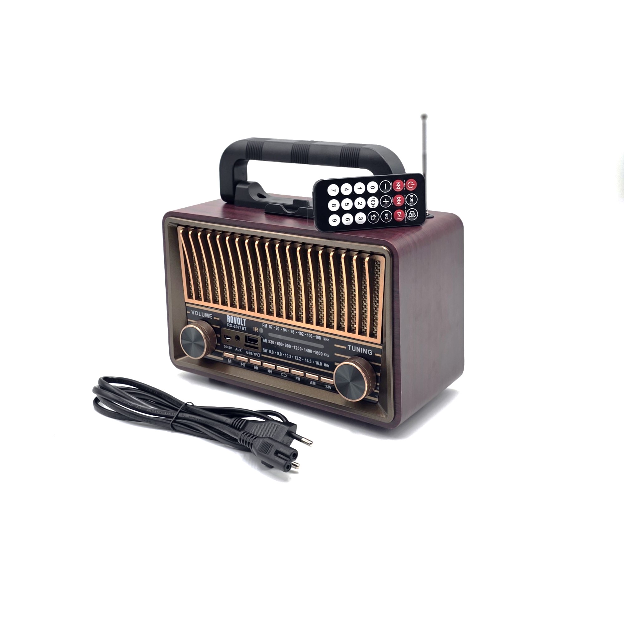 Radio ROVOLT NS - 2071BT, FM/AM/SW, Bluetooth
