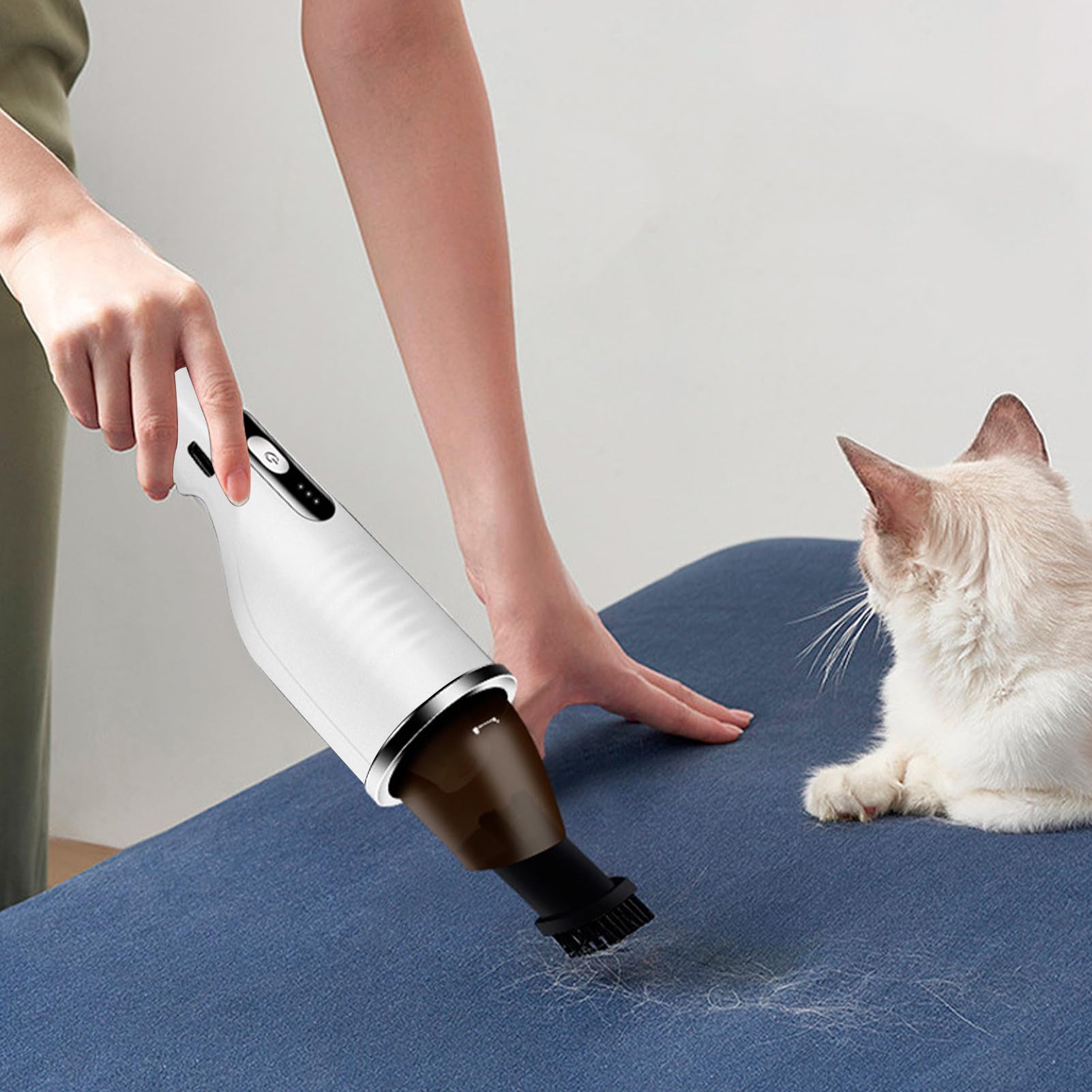 Aspirator portabil auto, 2000 mAh, USB-C, filtru HEPA