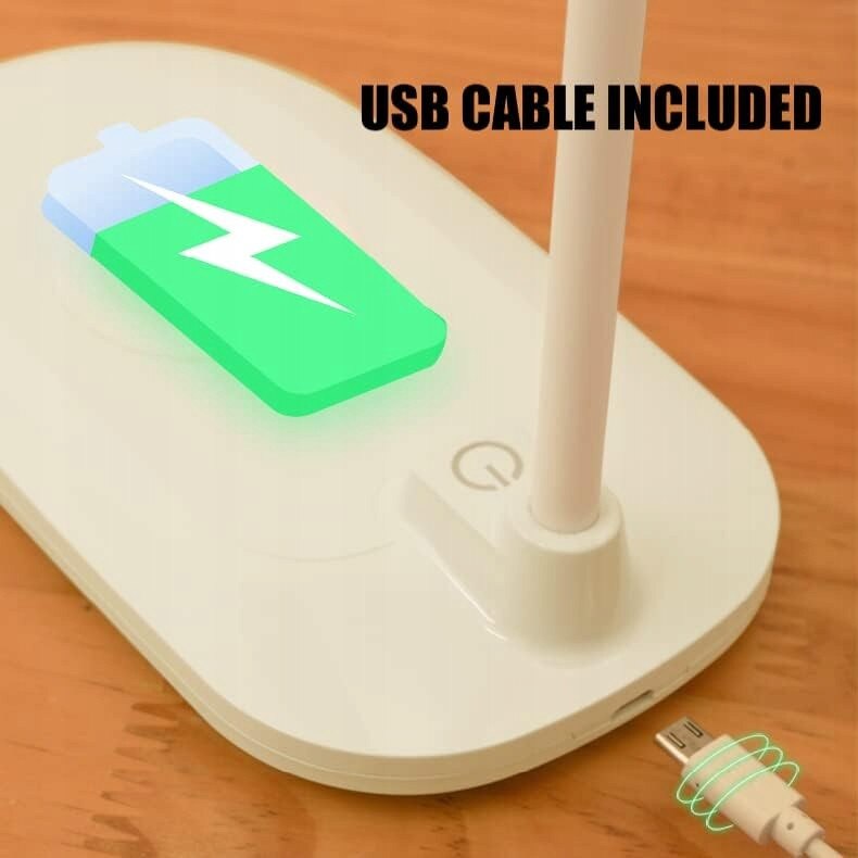 Lampa LED de birou, incarcare wireless