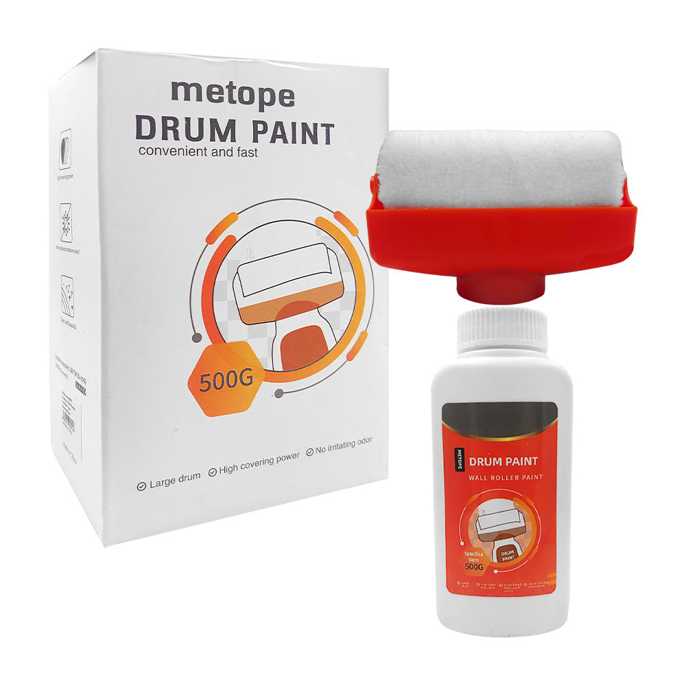 Set 3 x Trafalet cu rezervor si vopsea lavabila alba