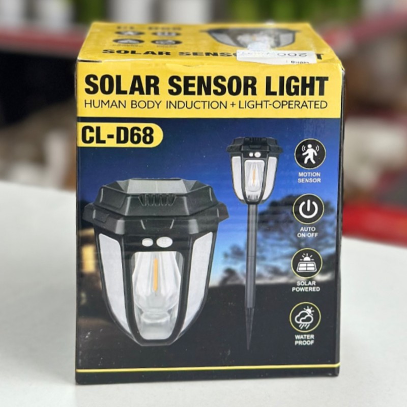 Lampa solara cu senzor miscare, IP65, 1200LM