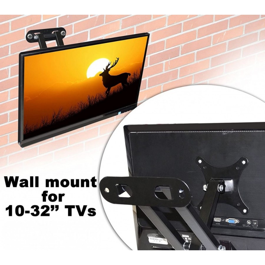 Suport TV mobil de perete 10-32 inch, rotire 180 grade