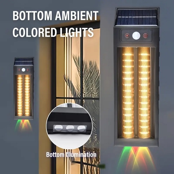 Lampa solara cu senzor de miscare, 18W, 1200 LM