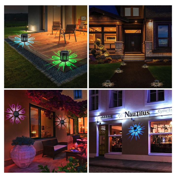 Set 6 lampi solare, LED RGB Multicolor