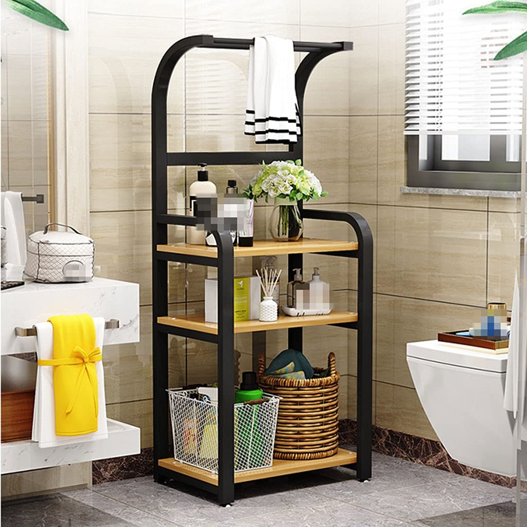 Etajera de baie cu suport pentru prosoape