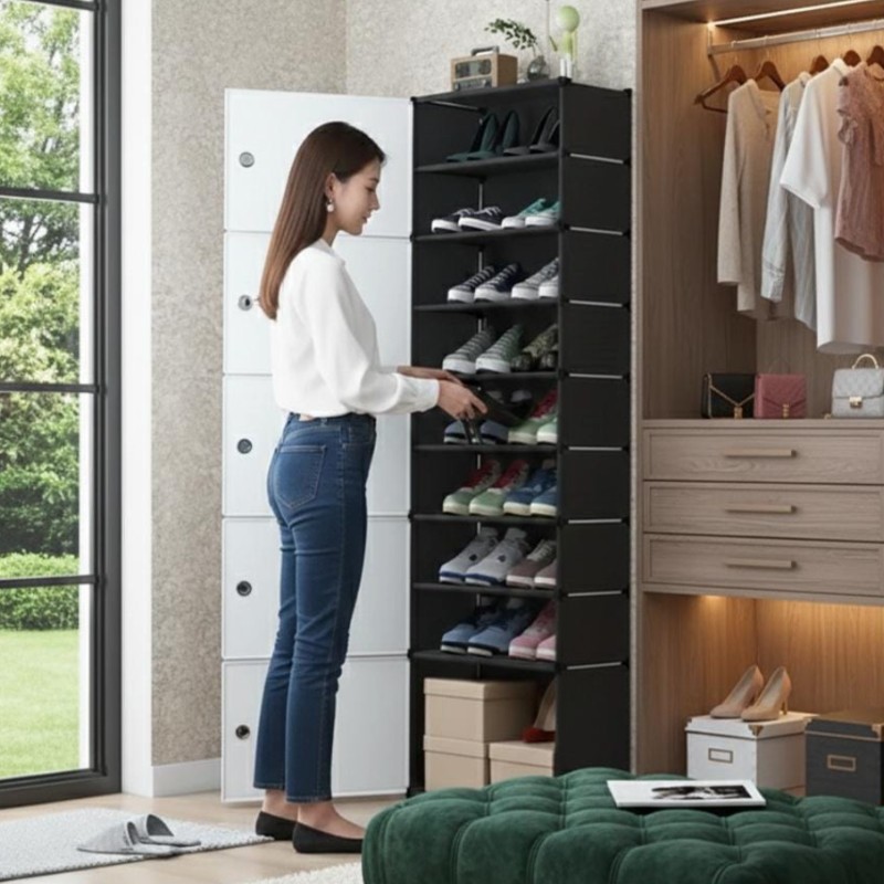 Dulap depozitare incaltaminte, 9 compartimente