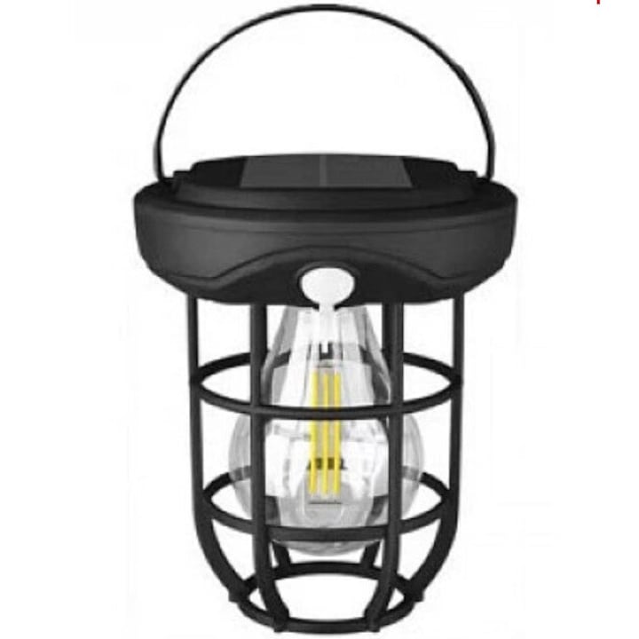 Felinar solar cu lumina calda