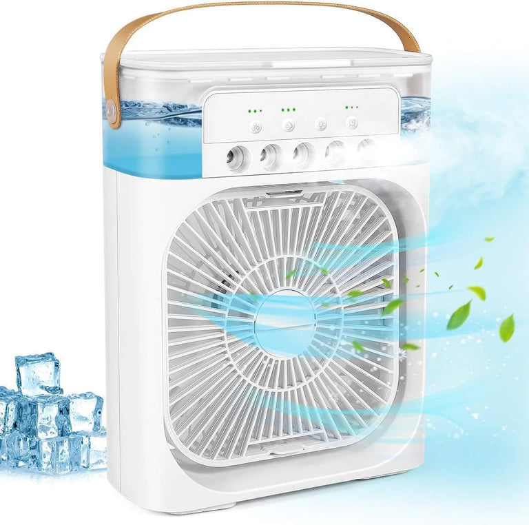 Ventilator cu rezervor de apa sau gheata, 600 ml