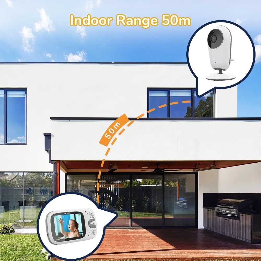 Baby Monitor Smart Wireless, Camera de supraveghere Audio-Video