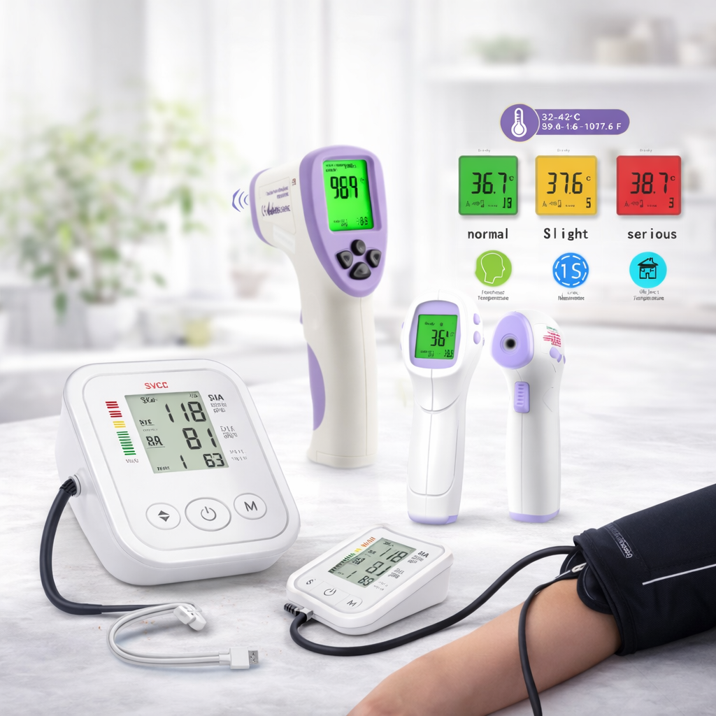 Tensiometru de brat + Termometru noncontact