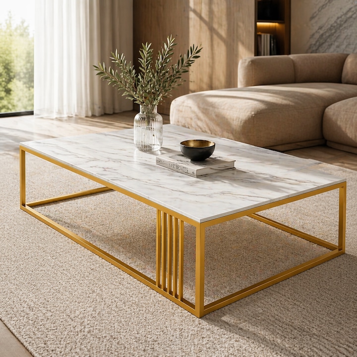 Masuta cafea dreptunghiulara, 120x60x43 cm