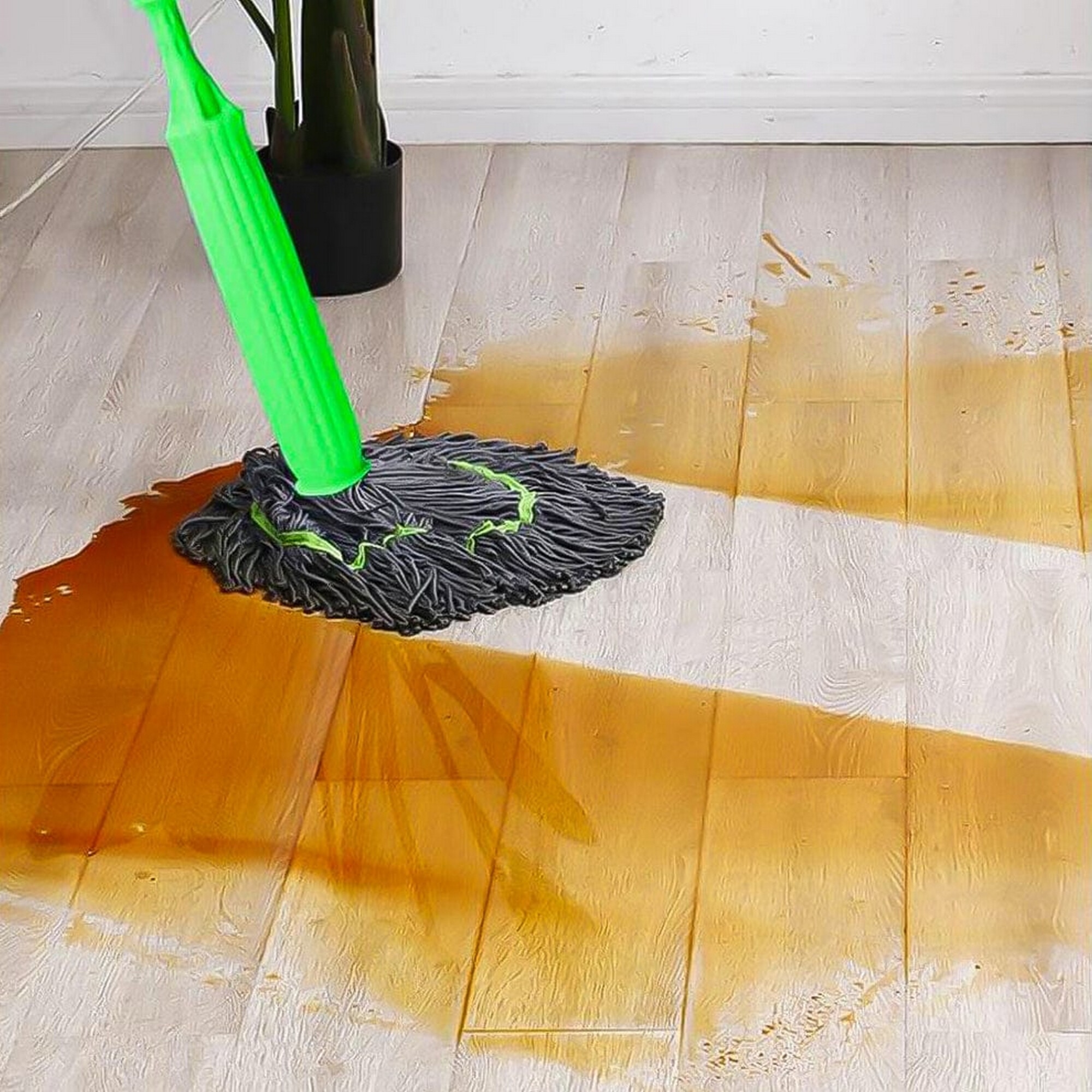 Set 2 x Mop cu stoarcere rapida, Rasucire automata