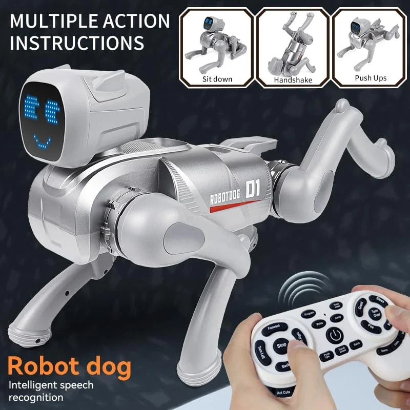 Jucarie interactiva cu recunoastere vocala, Robot Dog Inteligent 01