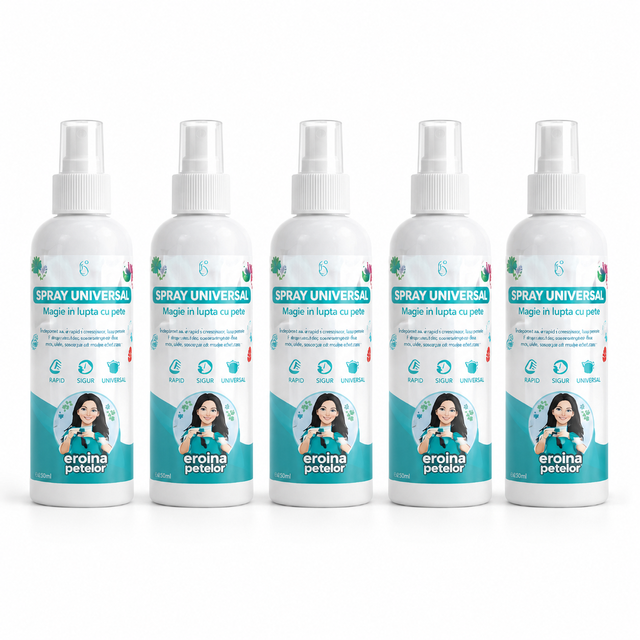 Set 5 x Spray Universal pentru pete 