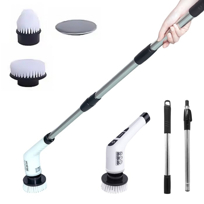 Perie electrica rotativa 7 capete inlocuibile, 2 viteze reglabile