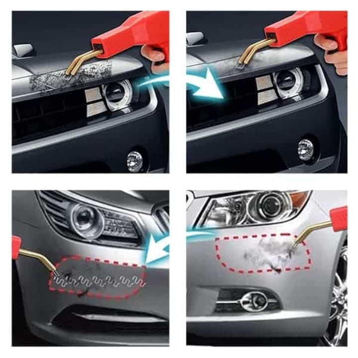 Set pistol pentru lipit, 4 tipuri de cleme, polipropilena, 50 W