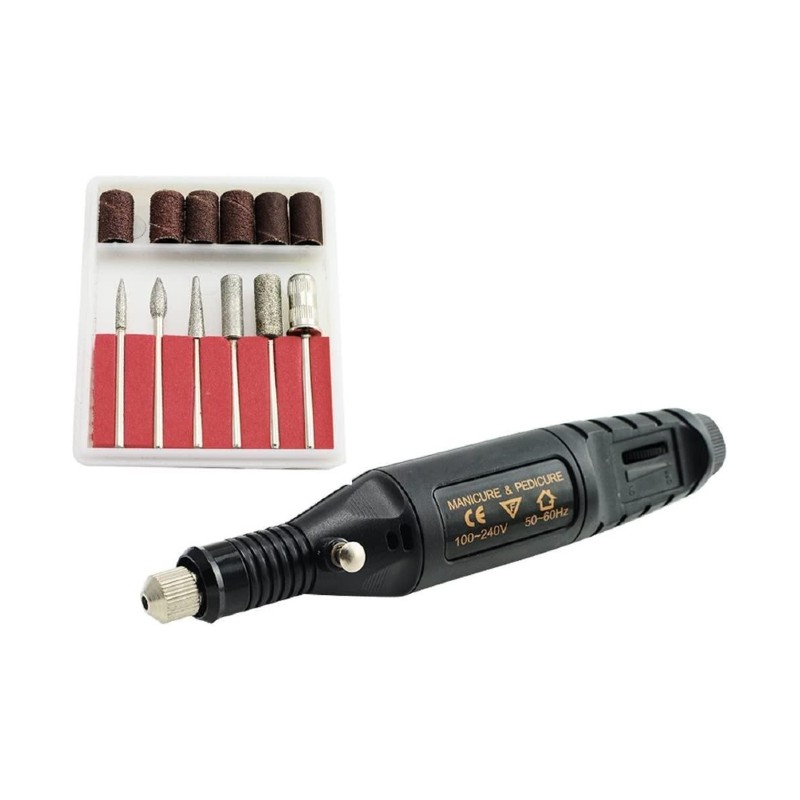 Kit profesional freza unghii cu 6 capete