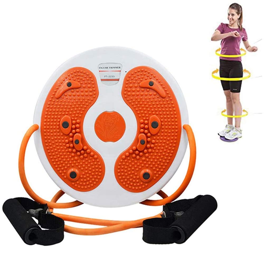 Set fitness 5 piese: disc rotativ, gantere si flexor
