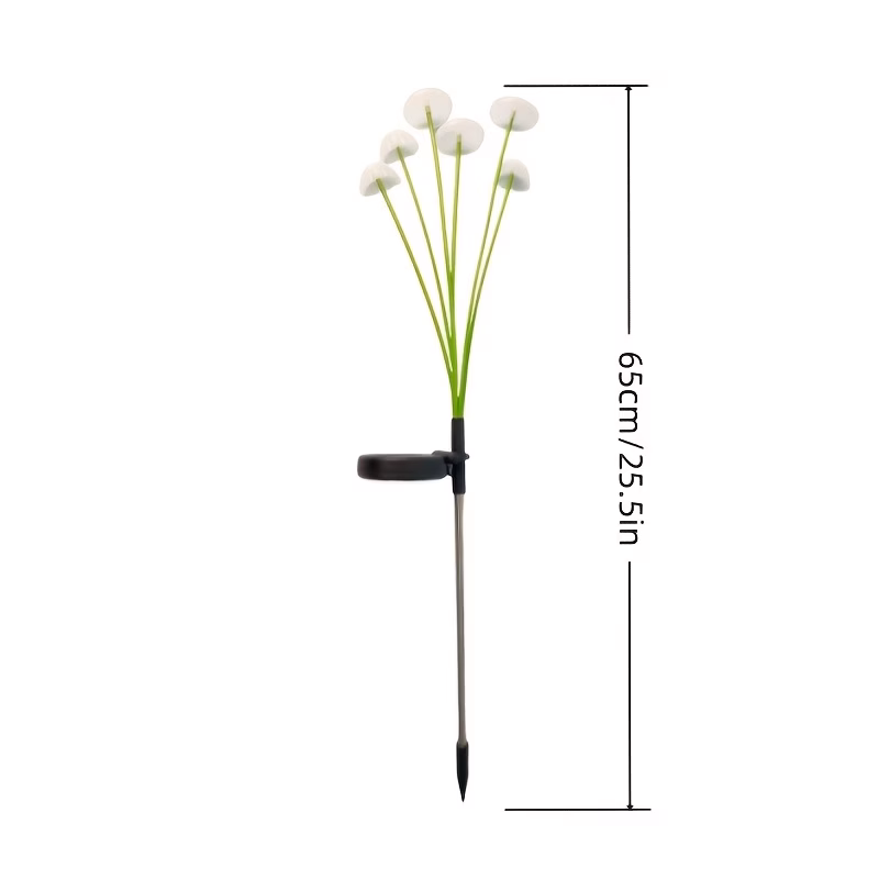 Set 4 x lampa solara 6 LED Jellyfish, Multicolor