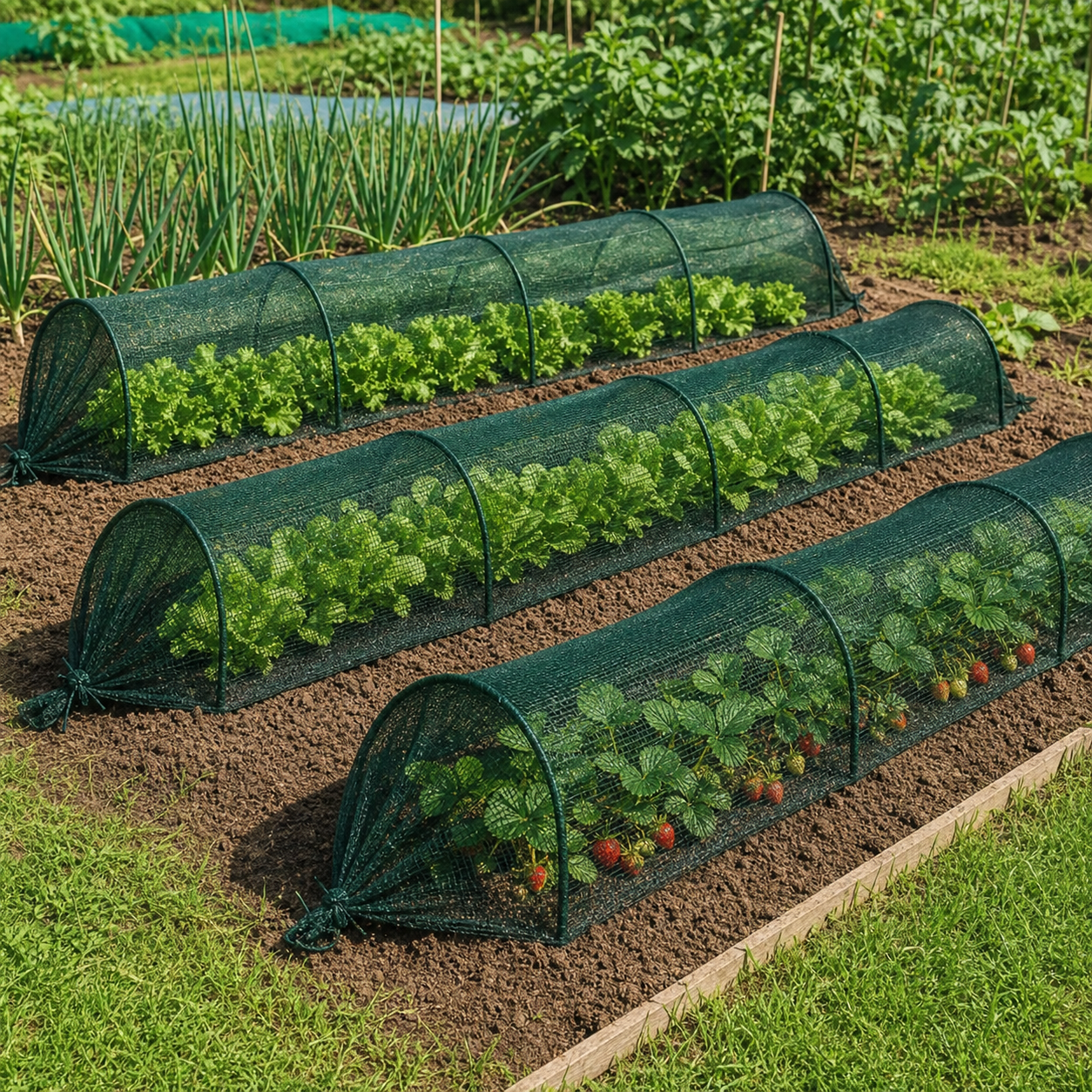 Set 5 x Tunel protectie plante 300x45 cm