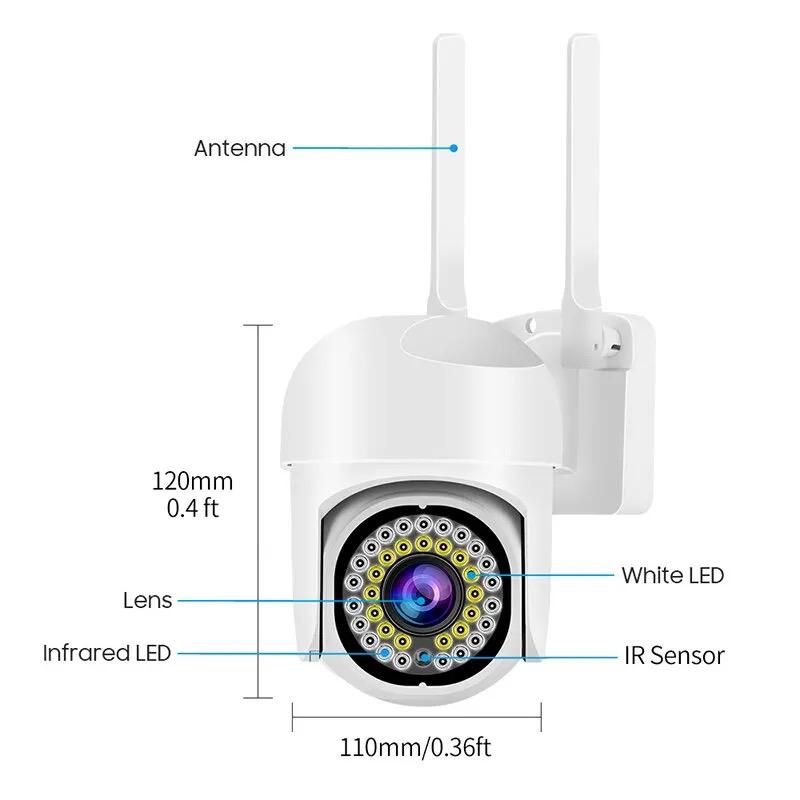 Set 4 x Camera Video Wi-Fi, Aplicatie LIVE + 4 Card 32GB