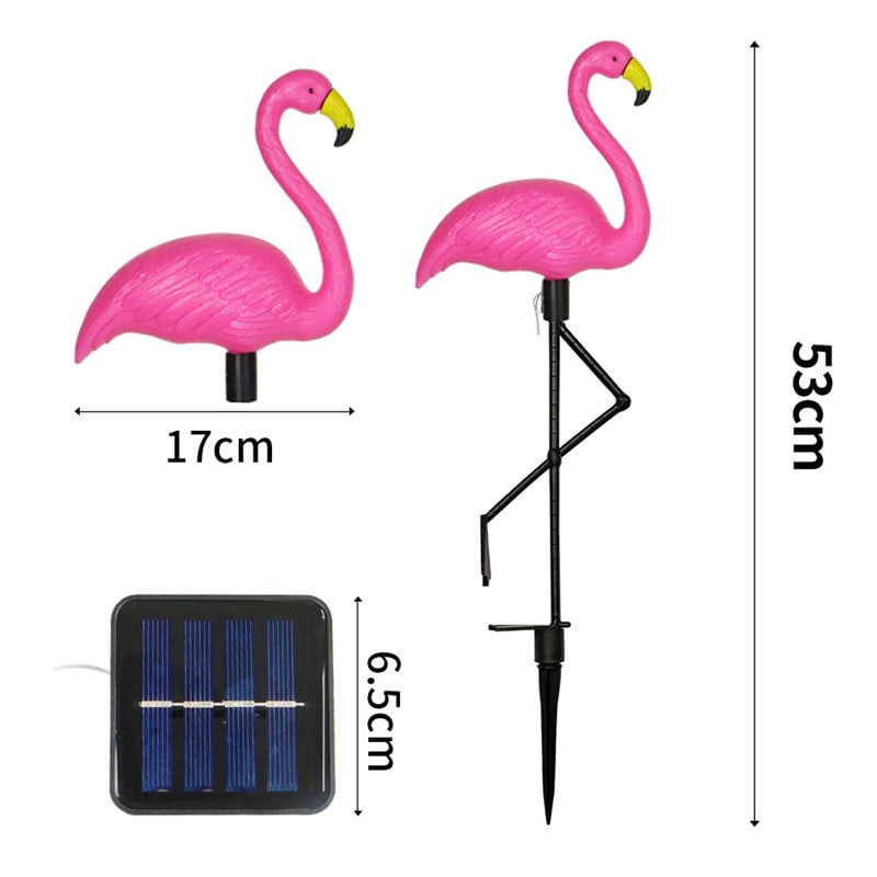 Set 3 x Lampa solara pentru gradina, Flamingo IP 44