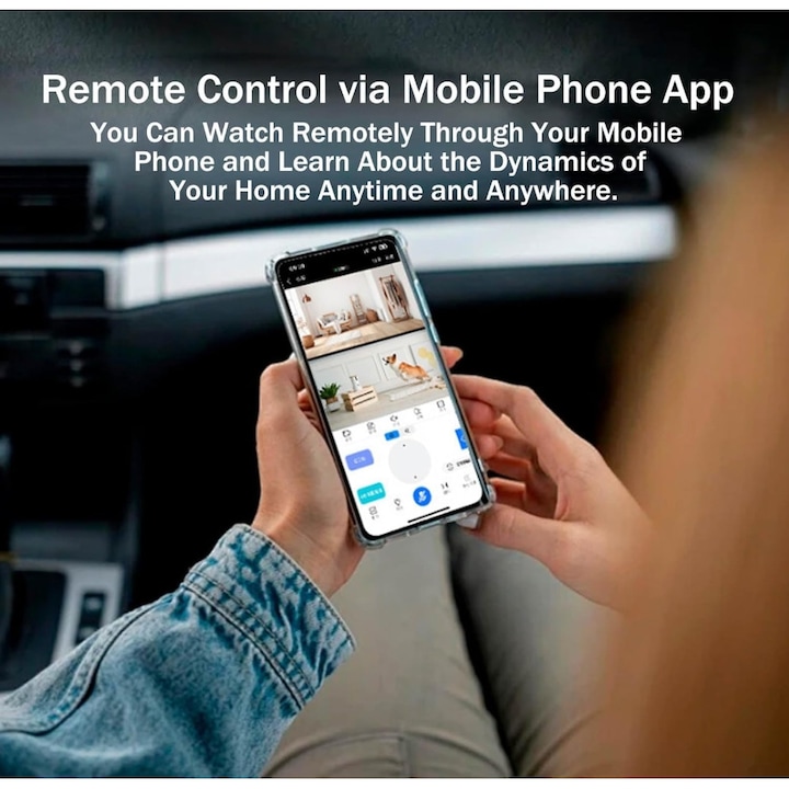 Camera Smart WiFi 1080p pentru animale de companie