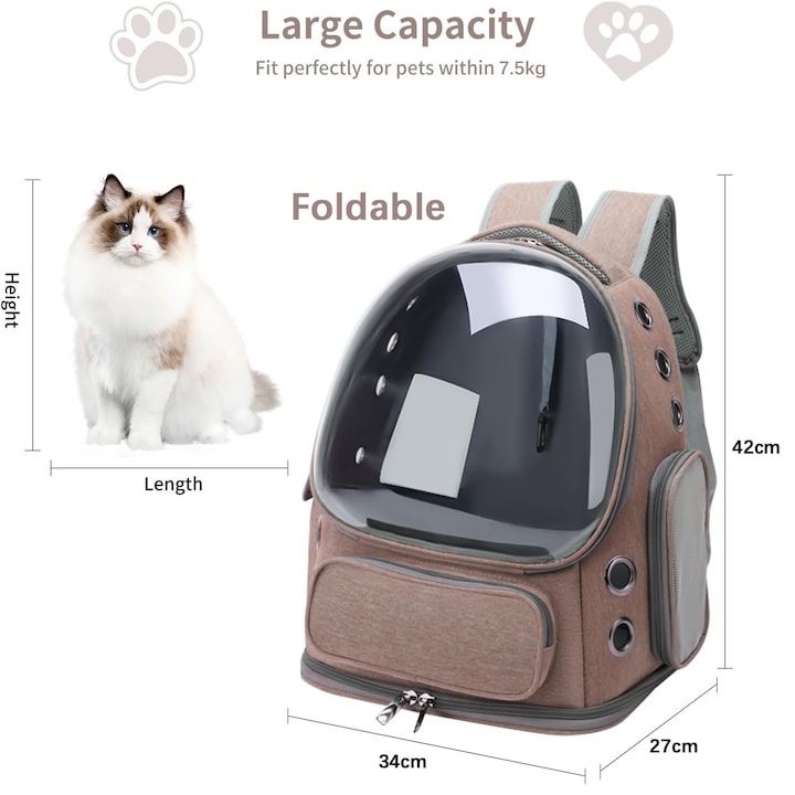 Rucsac transport animale, Maro