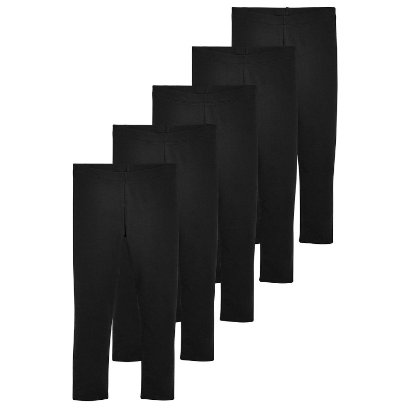 Set 5 colanti vatuiti, marime universala, 1200 DEN, Negru