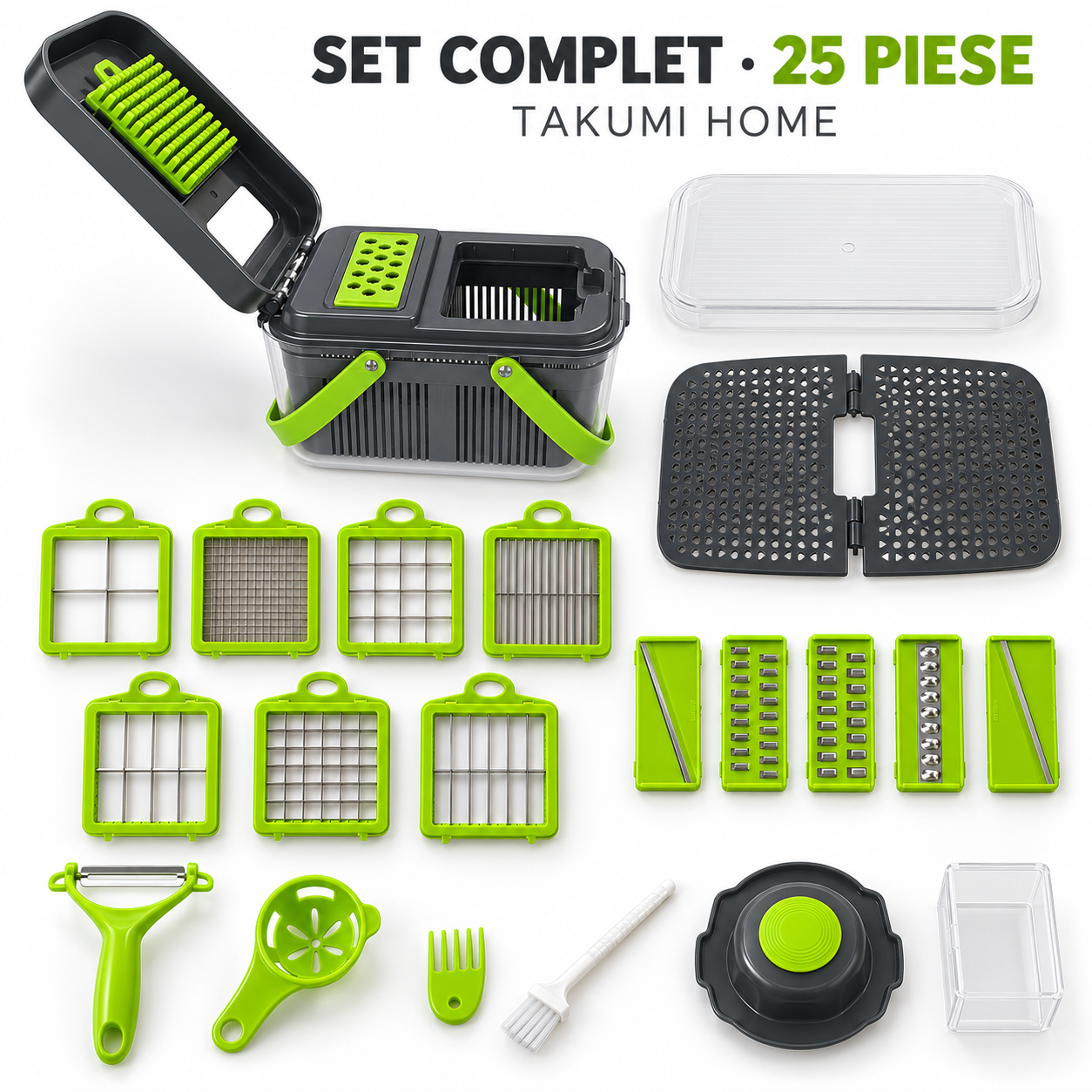 Tocator multifunctional cu 25 de piese
