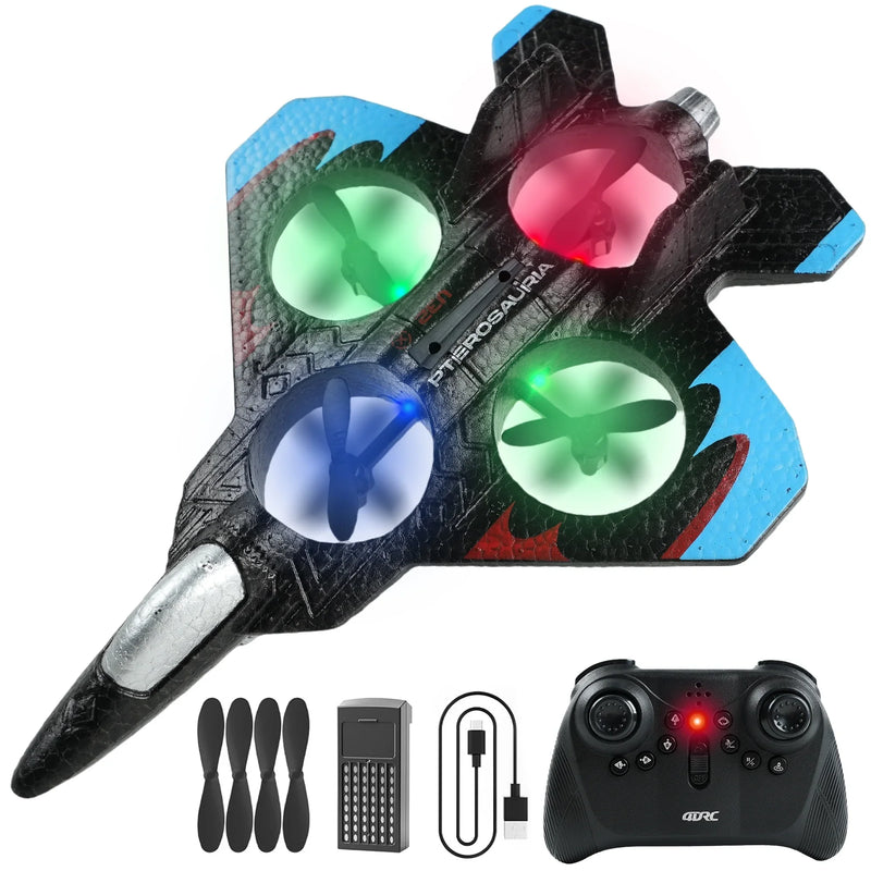 Avion cu telecomanda, 3 trepte de viteza, Rotire 360 grade