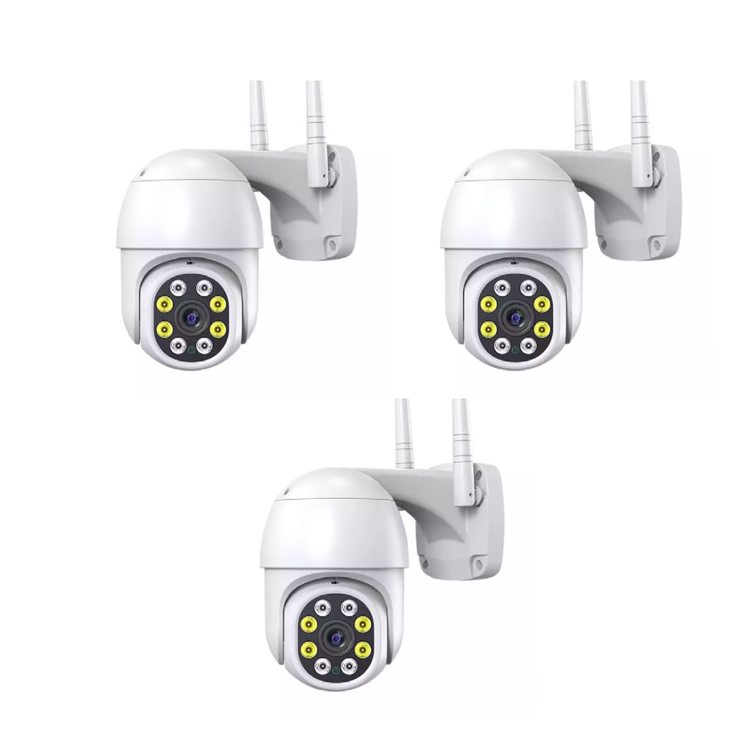 Set 3 x camera de supraveghere IP 360 wifi - Jortan IPC, JT-8170QJ