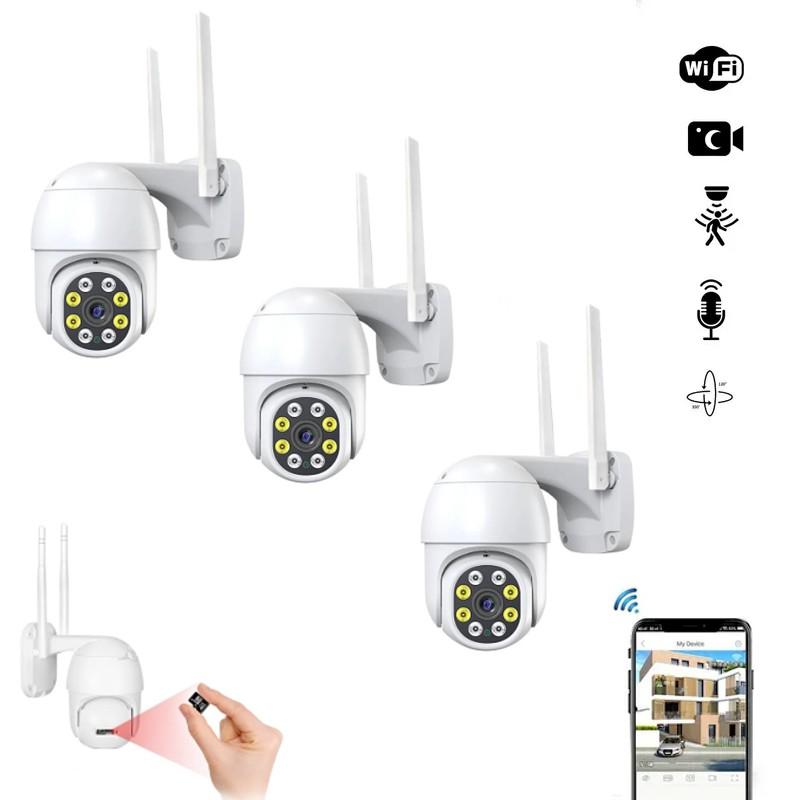 Set 3 x camera de supraveghere IP 360 wifi - Jortan IPC, JT-8170QJ