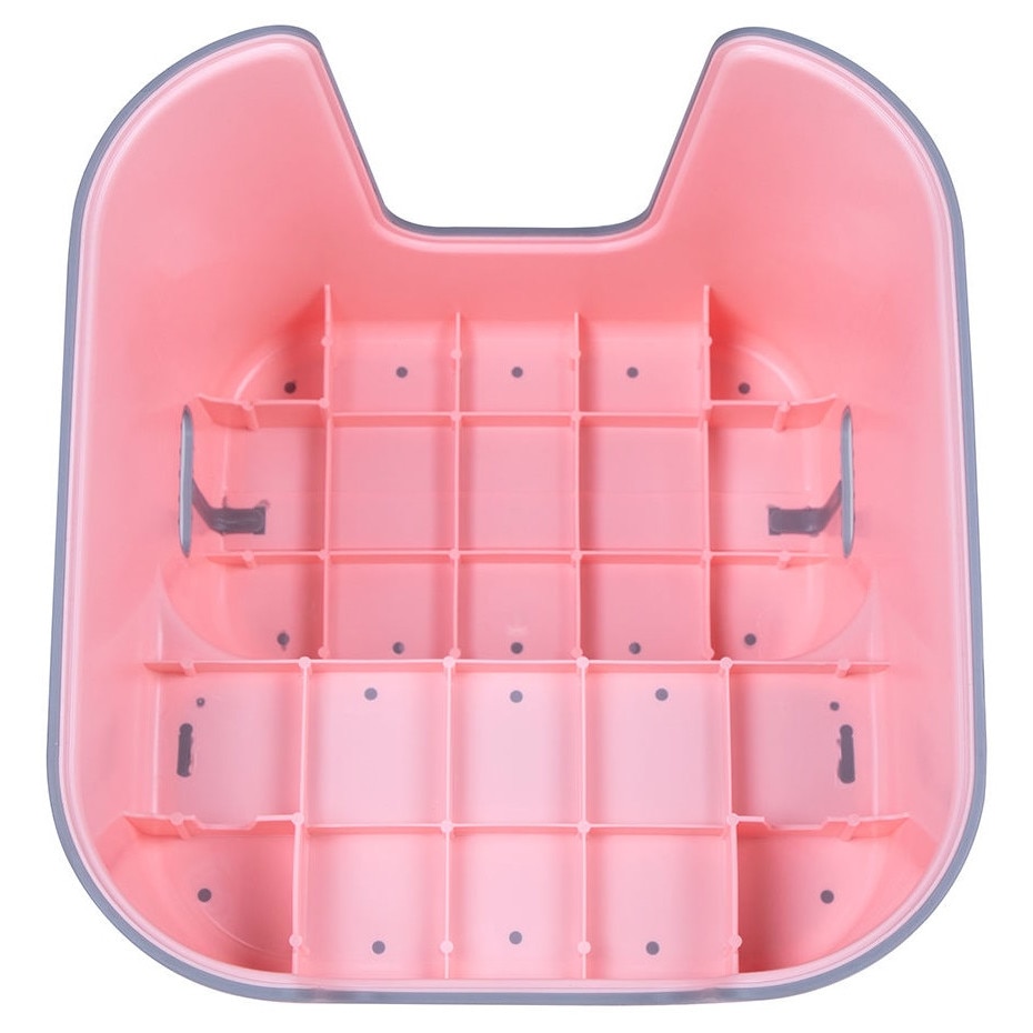 Scaunel inaltator WC pentru copii, FizioTab®Kids, Roz