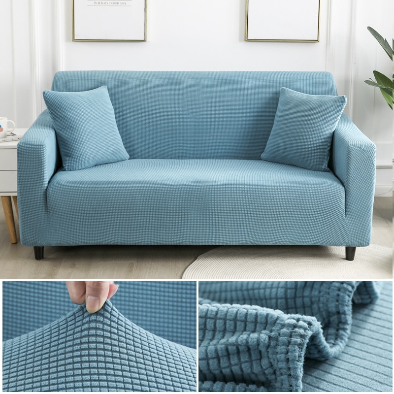 Husa cu elastic pentru canapea cu 3 locuri, Turcoaz