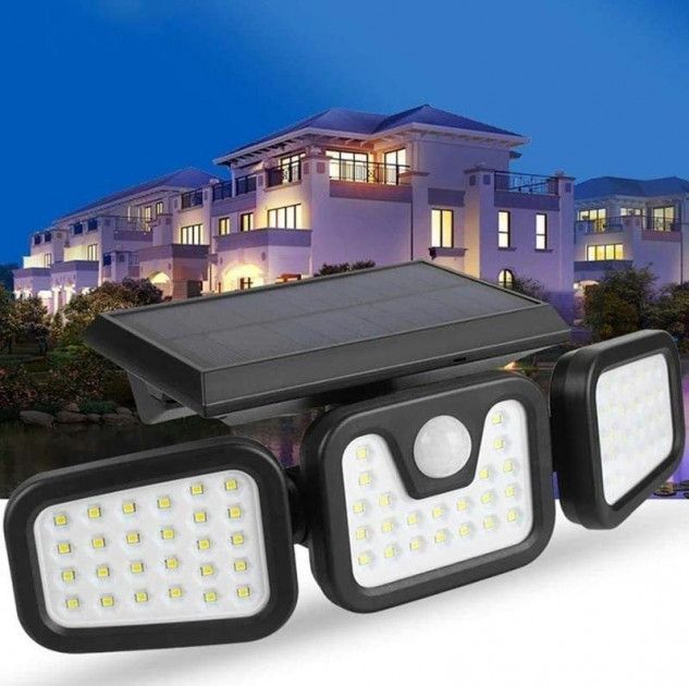 Lampa solara FL 1725A 30 W 74 LED SMD