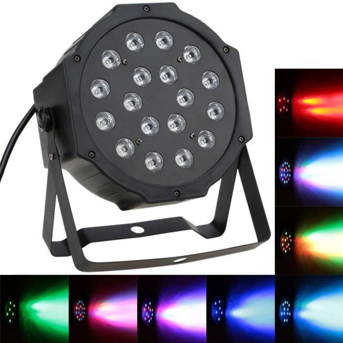 Reflector 36 LED RGB cu jocuri de lumini