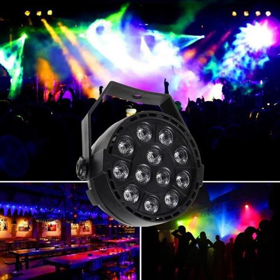 Reflector 36 LED RGB cu jocuri de lumini